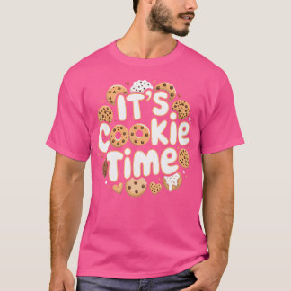 Es ist Cookie Time Scout Girl Funny Cookie Dealer  T-Shirt