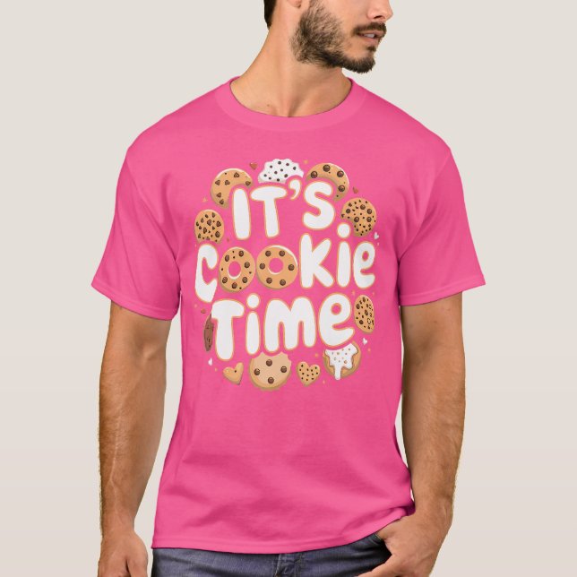 Es ist Cookie Time Scout Girl Funny Cookie Dealer  T-Shirt (Vorderseite)