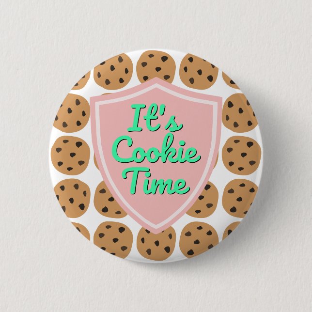 Es ist Cookie-Zeit Truppe Beverly Hills Button (Vorderseite)