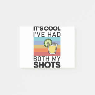 Es ist Cool, dass ich beide meine Shots Funny Tequ Post-it Klebezettel