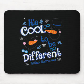 Es ist Cool Weihnachten anders zu sein - Autismus  Mousepad