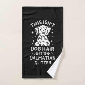 Es ist Dalmatiner Hund Glitzer Handtuch