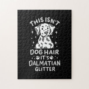Es ist Dalmatiner Hund Glitzer Puzzle
