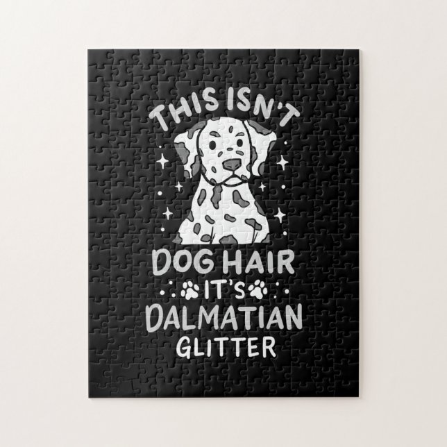 Es ist Dalmatiner Hund Glitzer Puzzle (Vertikal)