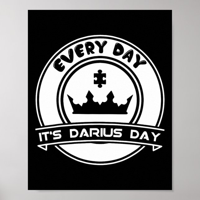 Es ist Darius Day Funny Meme - Feierliche Liebe Poster (Vorne)
