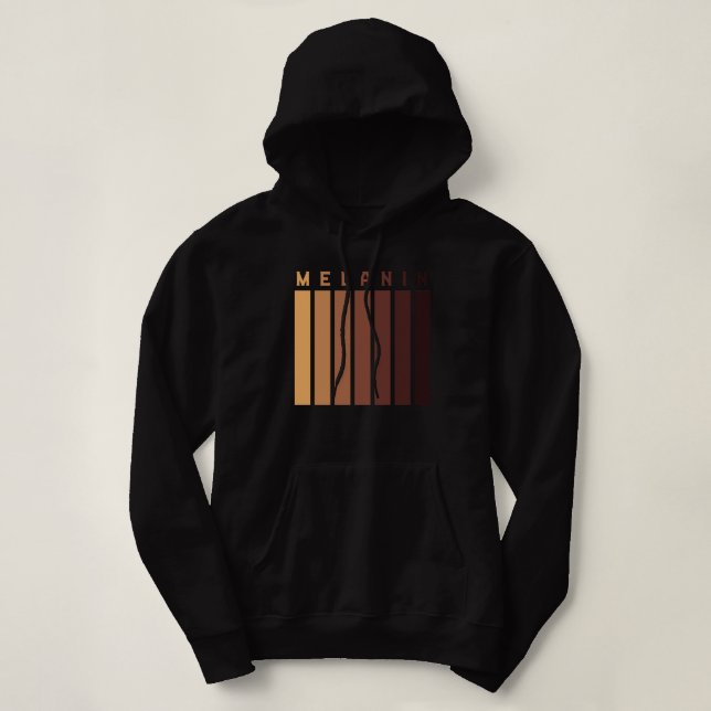 Es ist das Melanin für mich Schwarze Geschichte Pr Hoodie (Design vorne)