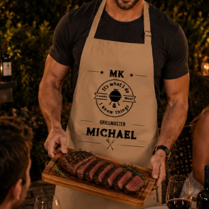 Es ist das, was ich tue, ich räuchere Fleisch & ic Schürze