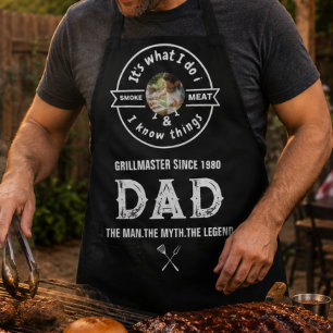 Es ist das, was ich tue, ich räuchere Fleisch Lust Schürze