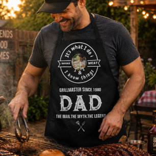 Es ist das, was ich tue, ich räuchere Fleisch Lust Schürze