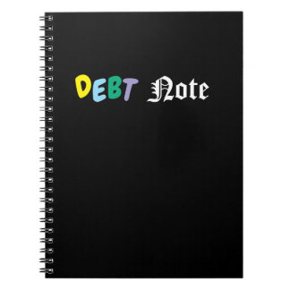 Es ist Debt Note. Nicht Death Note Notizblock