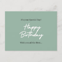 Es ist dein besonderer Tag – Alles Gute zum Geburt