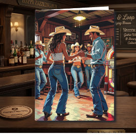Es ist dein Geburtstag! Country und Western Karte