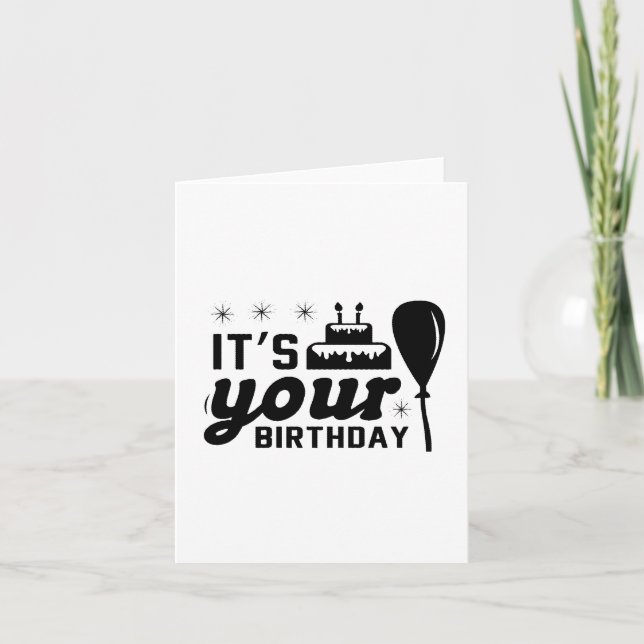 Es ist dein Geburtstag Einladung (Vorderseite)