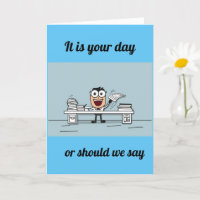 ES IST DEIN LETZTER TAG! GLÜCK **ERSTATTUNG** KART