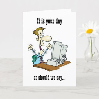 ES IST DEIN LETZTER TAG! GLÜCKLICH **ERSTATTUNG** KARTE