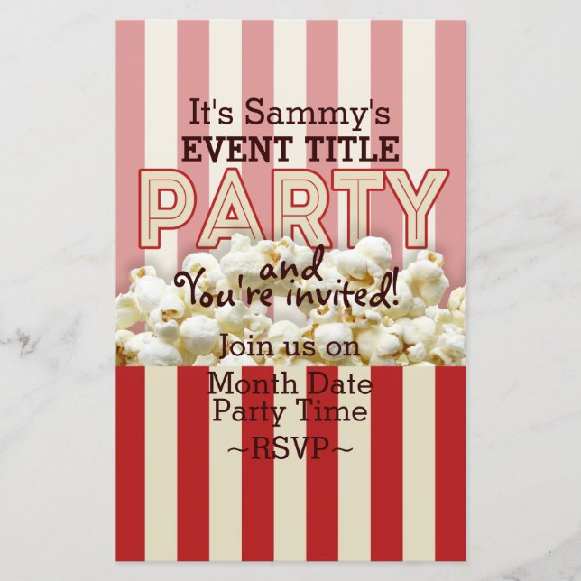 Es ist dein Personalisiertes Party. (Vorderseite)