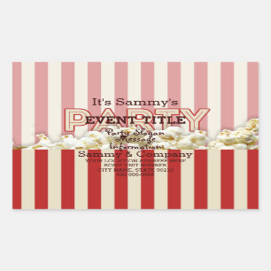 Es ist dein Personalisiertes Party. Rechteckiger Aufkleber