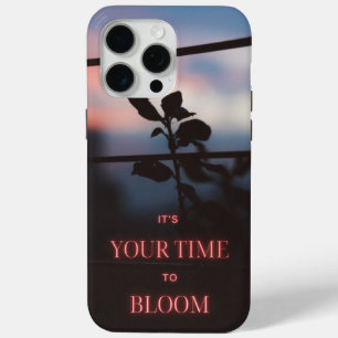 es ist deine Zeit zu blühen iPhone 15 Hülle