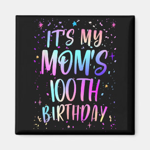 Es ist der 100. Geburtstag meiner Mutter Buntes Ha Magnet