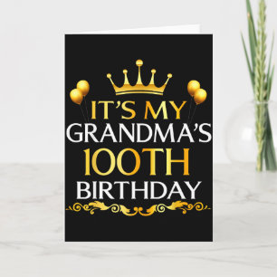 Es ist der 100. Geburtstag meiner Oma Herzlichen G Karte
