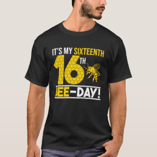 Es ist der 16. Bienentag Honey Imker Apiary Beekee T-Shirt