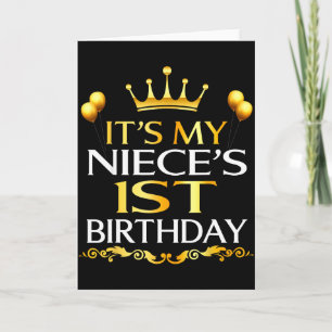 Es ist der 1. Geburtstag meiner Nichte Herzlichen Karte