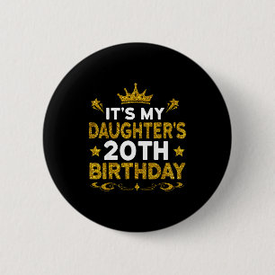 Es ist der 20. Geburtstag meiner Tochter Herzliche Button
