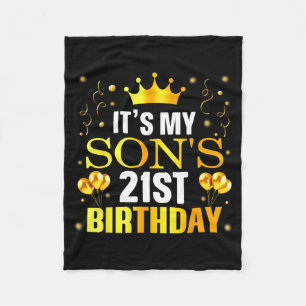 Es ist der 21. Geburtstag meines Sohnes Herzlichen Fleecedecke