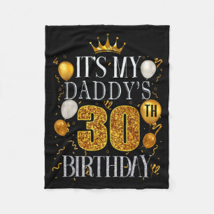 Es ist der 30. Geburtstag meines Vaters Herzlichen Fleecedecke