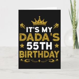 Es ist der 55. Geburtstag meines Dadas Herzlichen Karte