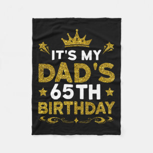 Es ist der 65. Geburtstag meines Vaters Alles Gute Fleecedecke