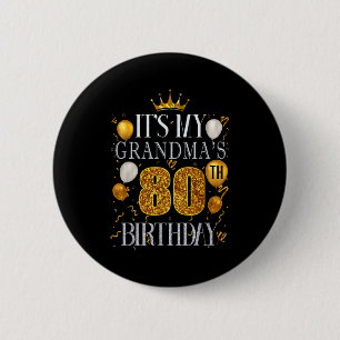Es ist der 80. Geburtstag meiner Oma Herzlichen Gl Button