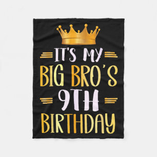 Es ist der 9. Geburtstag meines großen Bruders, Gl Fleecedecke