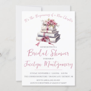 Es ist der Anfang eines neuen Kapitel-Brautparty Einladung