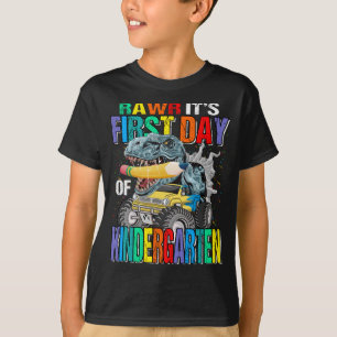 Es ist der erste Tag des Kindergartenmonstertrucks T-Shirt