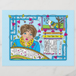 Es ist der Gedanke, dass zählt_flach Papier Blatt 