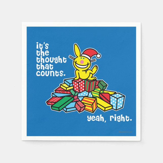 Es ist der Gedanke, der zählt Serviette (Vorderseite)