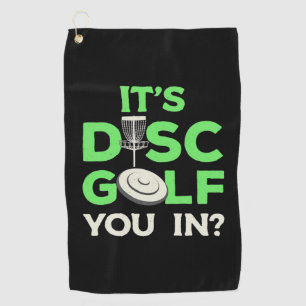 Es ist der Golf, in dem Sie einstecken Golfhandtuch