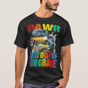 Es ist der letzte Tag des Monsters Truck Dinos der T-Shirt