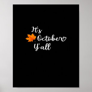 Es ist der Niedliche Fall Y’all Vintag Style Poster
