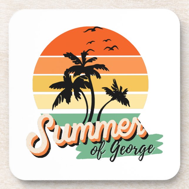 Es ist der Sommer von George Getränkeuntersetzer (Vorderseite)