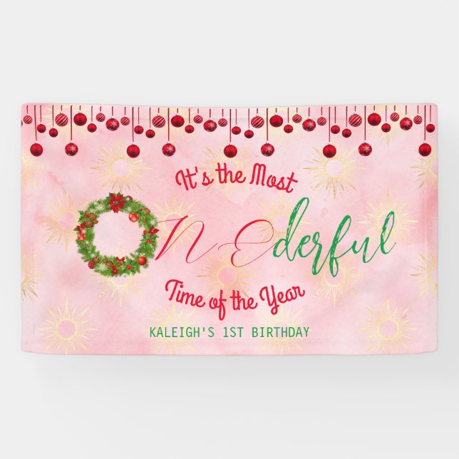 Es ist die derbarste Zeit des Jahres Banner (Horizontal)