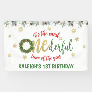 Es ist die derbarste Zeit des Jahres (Kranz) Banner