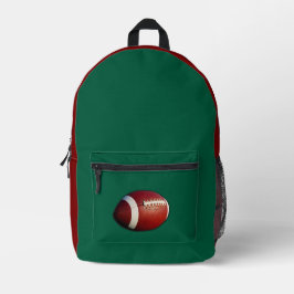 Es ist die Fußballsaison Bedruckter Rucksack