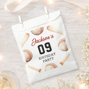 Es ist die Geburtstagspartei von Game Time Basebal Geschenktütchen