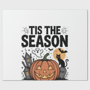 Es ist die Halloween-Jahreszeit Geschenkpapier