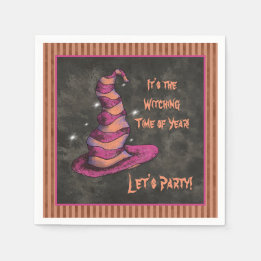 Es ist die Hexenzeit des Jahres Halloween Serviette