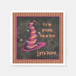 Es ist die Hexenzeit des Jahres Halloween Serviette