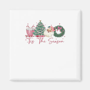Es ist die Jahreszeit Frohe Weihnachten Süße Xmas Magnet