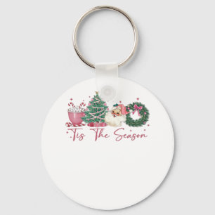 Es ist die Jahreszeit Frohe Weihnachten Süße Xmas  Schlüsselanhänger